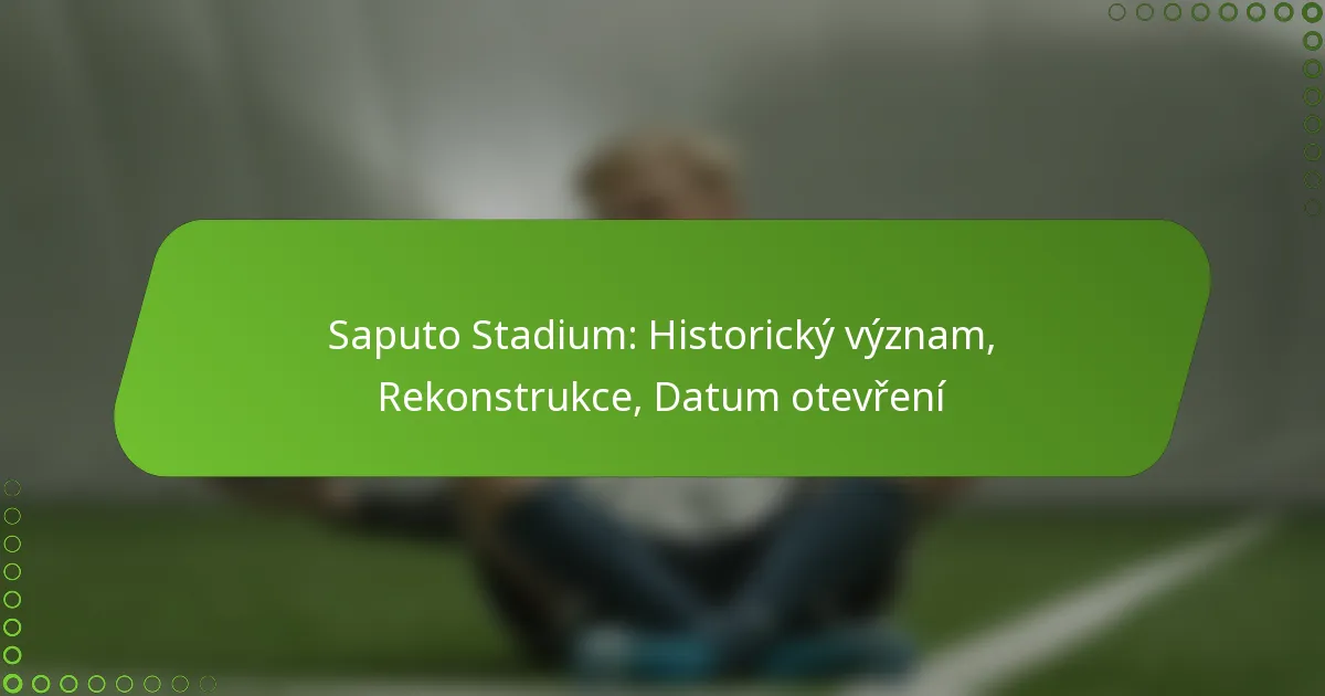 Saputo Stadium: Historický význam, Rekonstrukce, Datum otevření